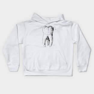 Human tooth Kids Hoodie